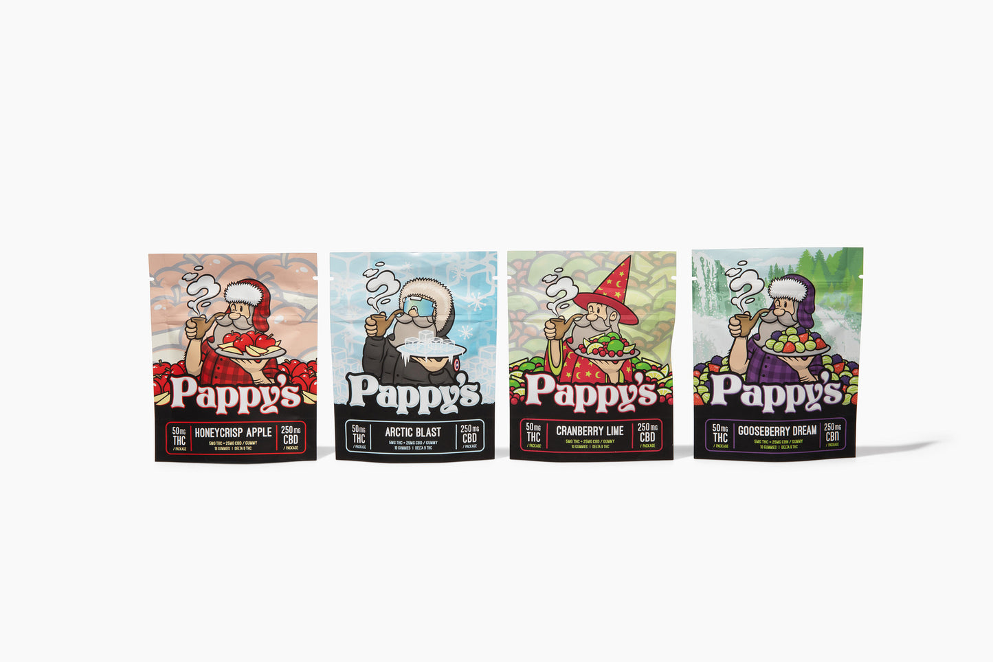 Pappy's Gooseberry Dream Gummies 50mg THC + 250mg CBN