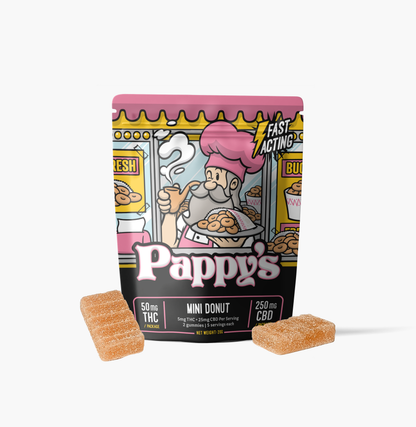 Mini Donut Gummies 50mg THC + 250mg CBD