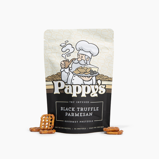 Black Truffle Parmesan Pretzels 50mg THC