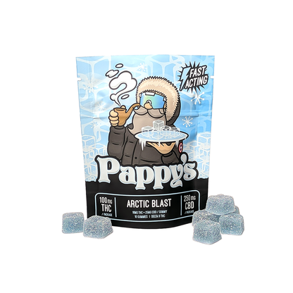 Arctic Blast Gummies 100mg THC + 250mg CBD